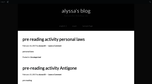 alyssas18.edublogs.org