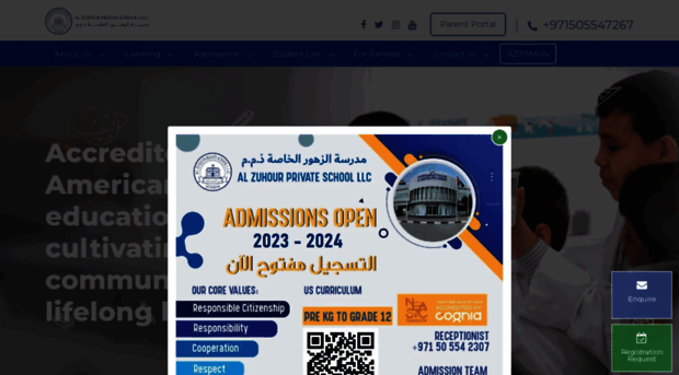 alzuhourschool.com