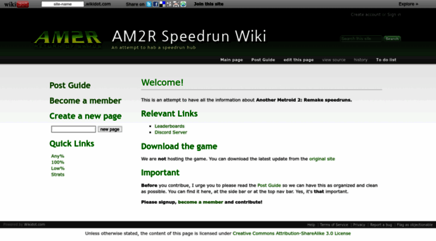 am2rspeedruns.wikidot.com