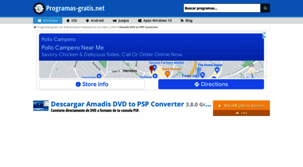 amadis-dvd-to-psp-converter.programas-gratis.net