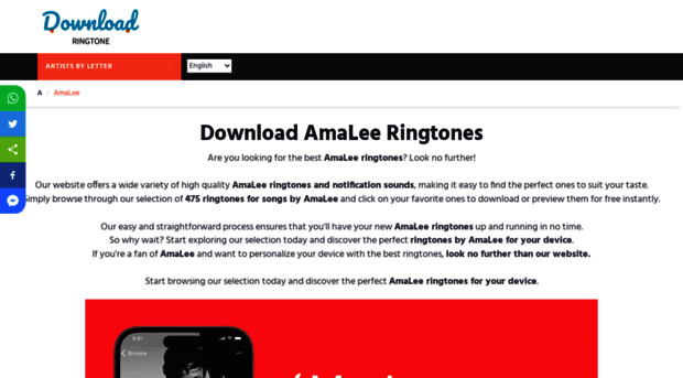 amalee.download-ringtone.com