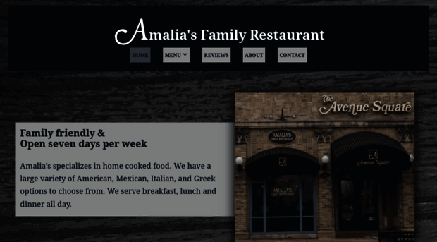 amaliasfamilyrestaurant.com