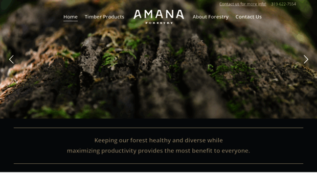 amanaforestry.com