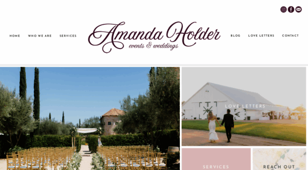 amandaholderevents.com