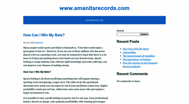 amanitarecords.com