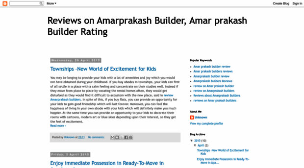 amarprakash-builders-ratings.blogspot.in