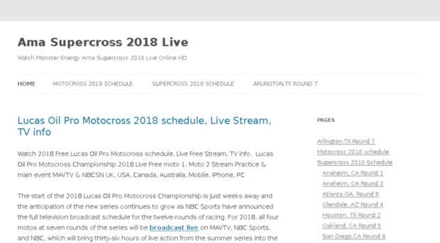 amasupercross2018.co