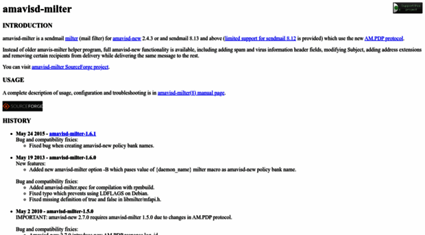 amavisd-milter.sourceforge.net