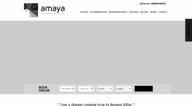 amayavillas.com