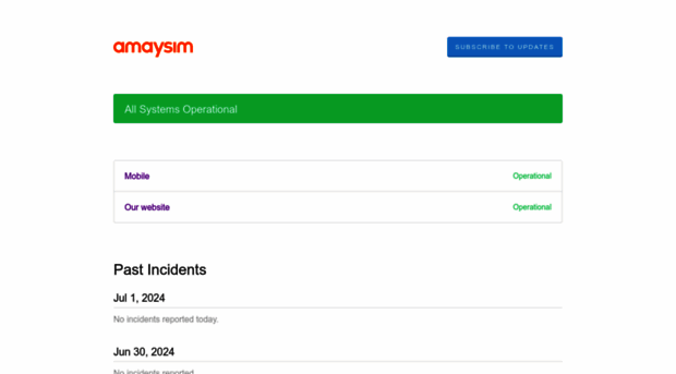 amaysim.statuspage.io