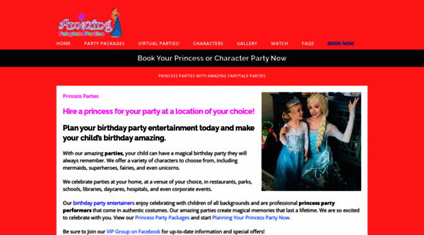 amazingfairytaleparties.com