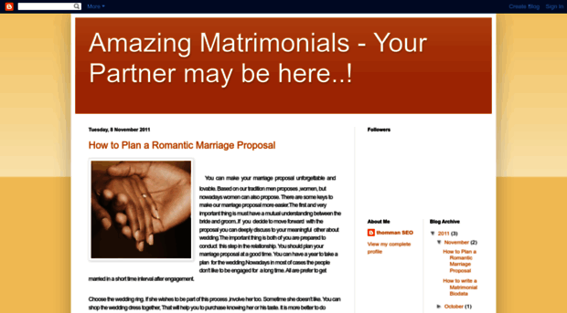 amazingmatrimonial.blogspot.com