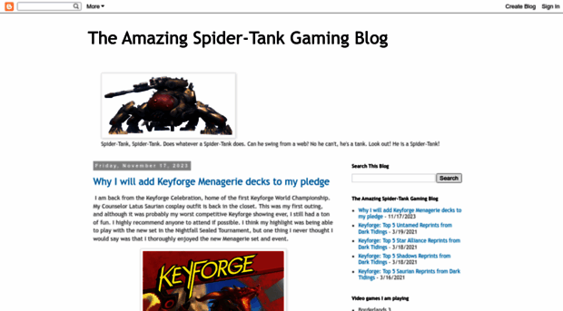 amazingspidertank.blogspot.com