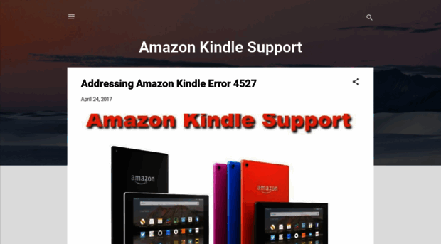 amazonkindlesupportonline.blogspot.com