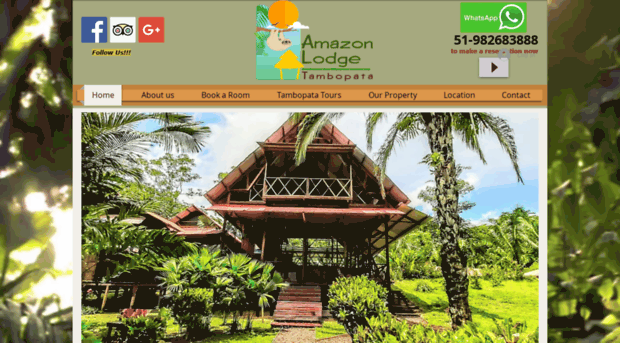 amazonlodgetambopata.com