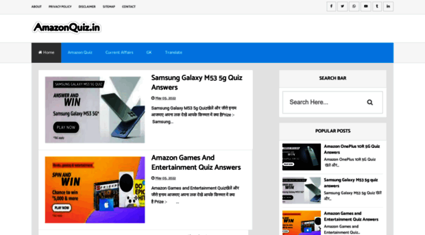 amazonquiz.in