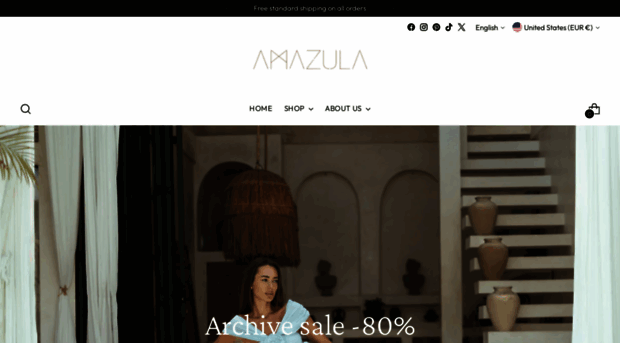 amazularesortwear.com