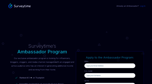 ambassador.surveytime.io