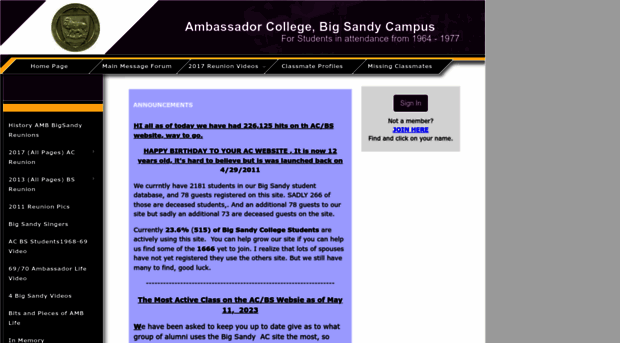 ambassadorbigsandyalumni.com