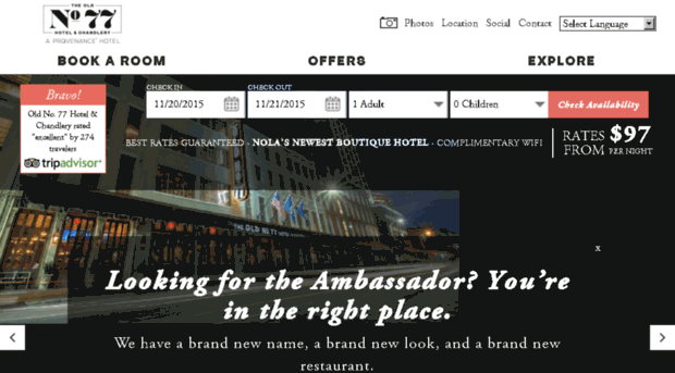 ambassadorhotelneworleans.com