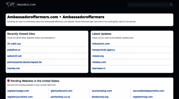 ambassadoroffarmers.com.ipaddress.com