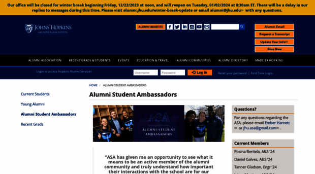 ambassadors.johnshopkins.edu