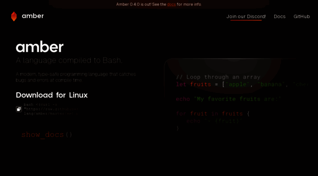 amber-lang.com