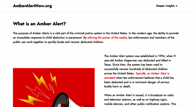 amberalertnow.org