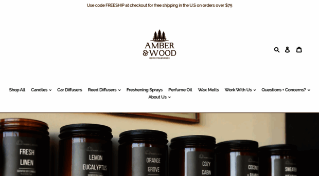 amberandwoodco.com