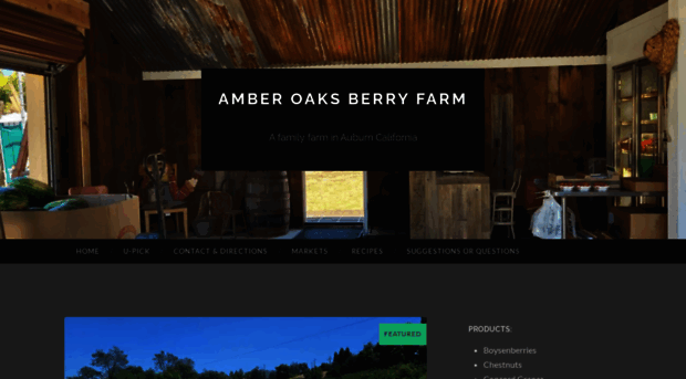 amberoaksberryfarm.com