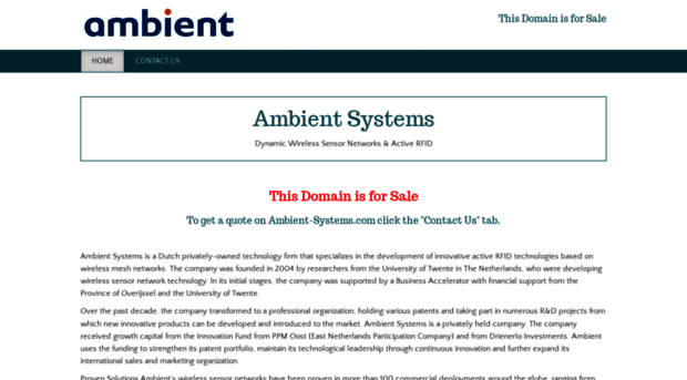 ambient-systems.com