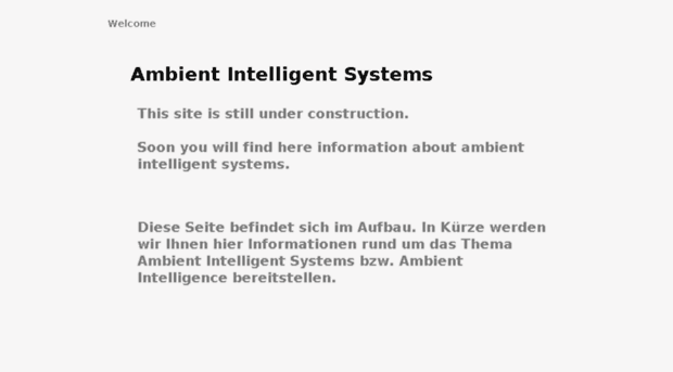 ambientintelligentsystems.de