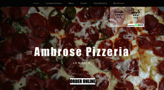 ambrosepizza.com