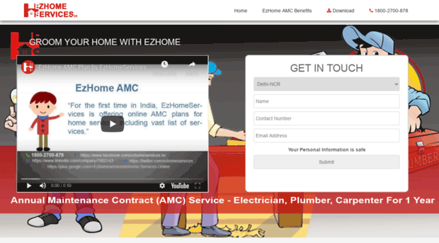 amc.ezhomeservices.in