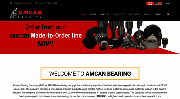 amcanbearing.com