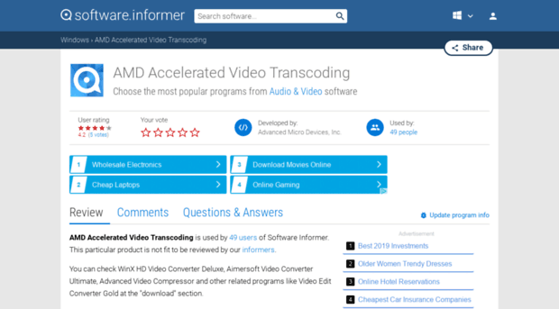 amd-accelerated-video-transcoding.software.informer.com