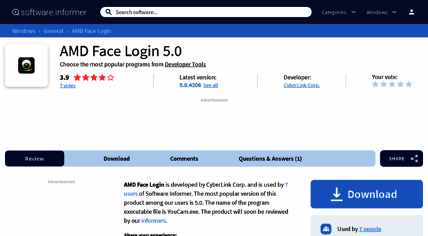 amd-face-login.software.informer.com