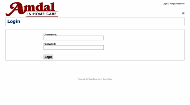 amdalinhomecare.clearcareonline.com