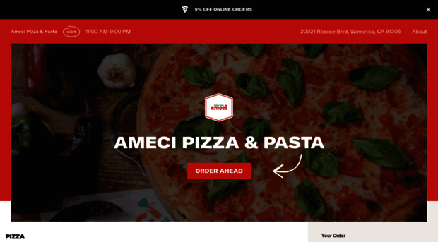 amecipizzawinnetka.com