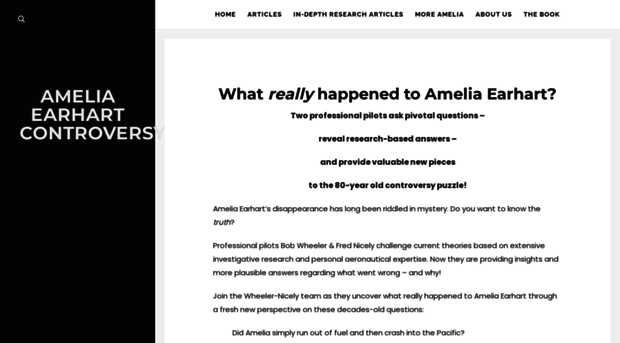 ameliaearhartcontroversy.com