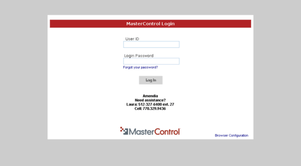 amendia.mastercontrol.com