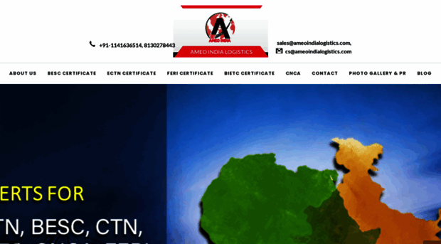 ameoindialogistics.com