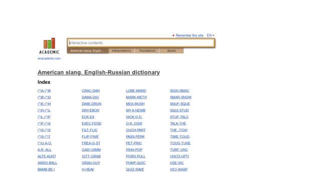 americ_slang.enacademic.com