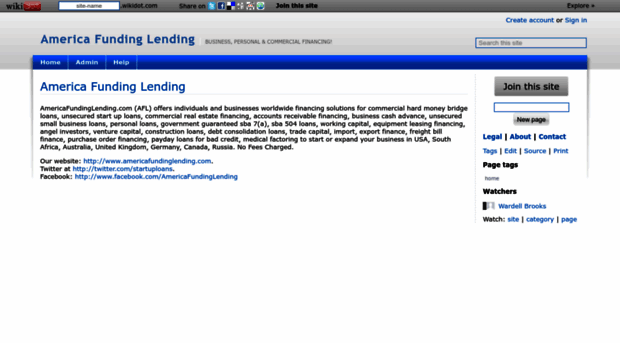 americafundinglending.wikidot.com