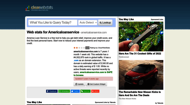 americaloanservice.com.clearwebstats.com