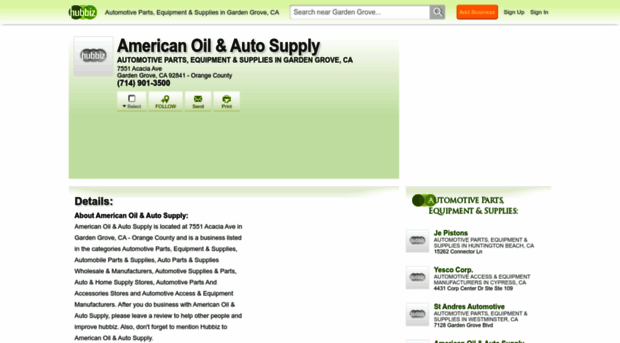 american-oil-auto-supply-ca.hub.biz