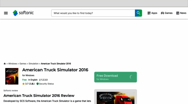 american-truck-simulator-2016.en.softonic.com