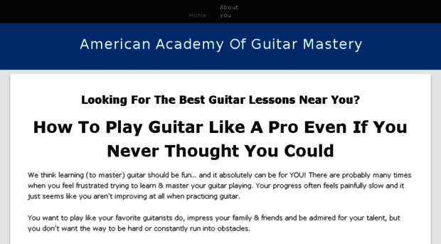 americanacademyofguitarmastery.com