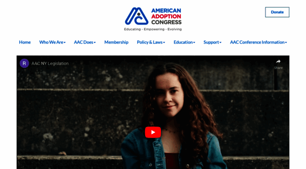 americanadoptioncongress.org