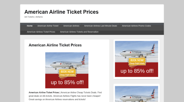 americanairlineticketprices.com